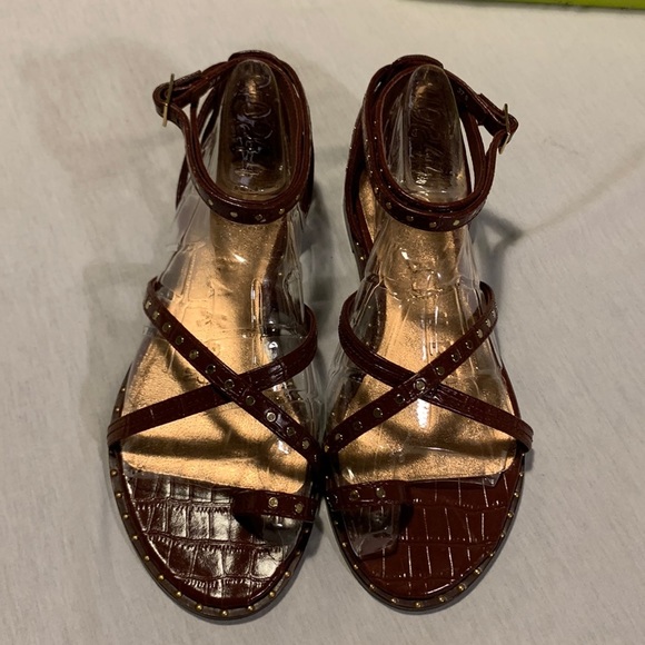 NEW Ted Baker Mathar flat studded gladiator sandals 7 - Picture 3 of 11